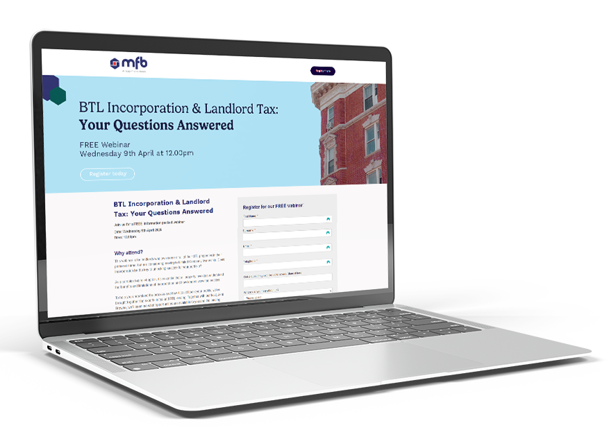 Webinar: BTL Incorporation & Landlord Tax